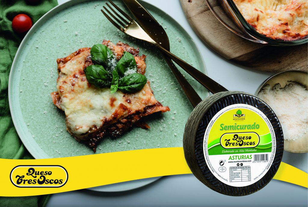 lasaña de pollo al curry