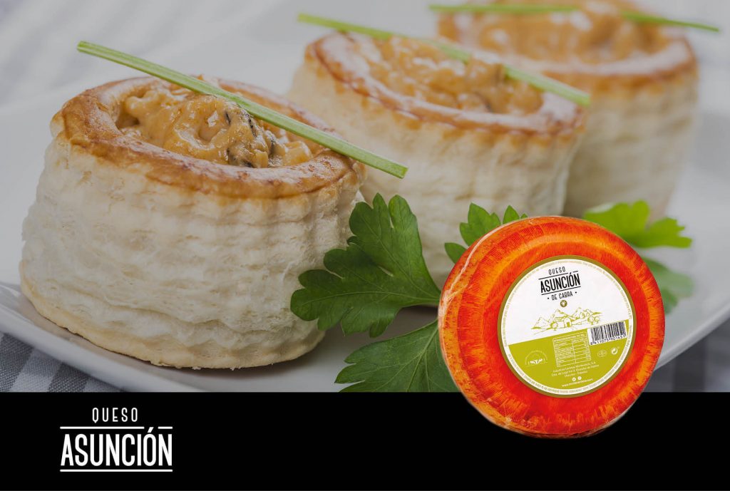 Volovanes de Tomate y Queso