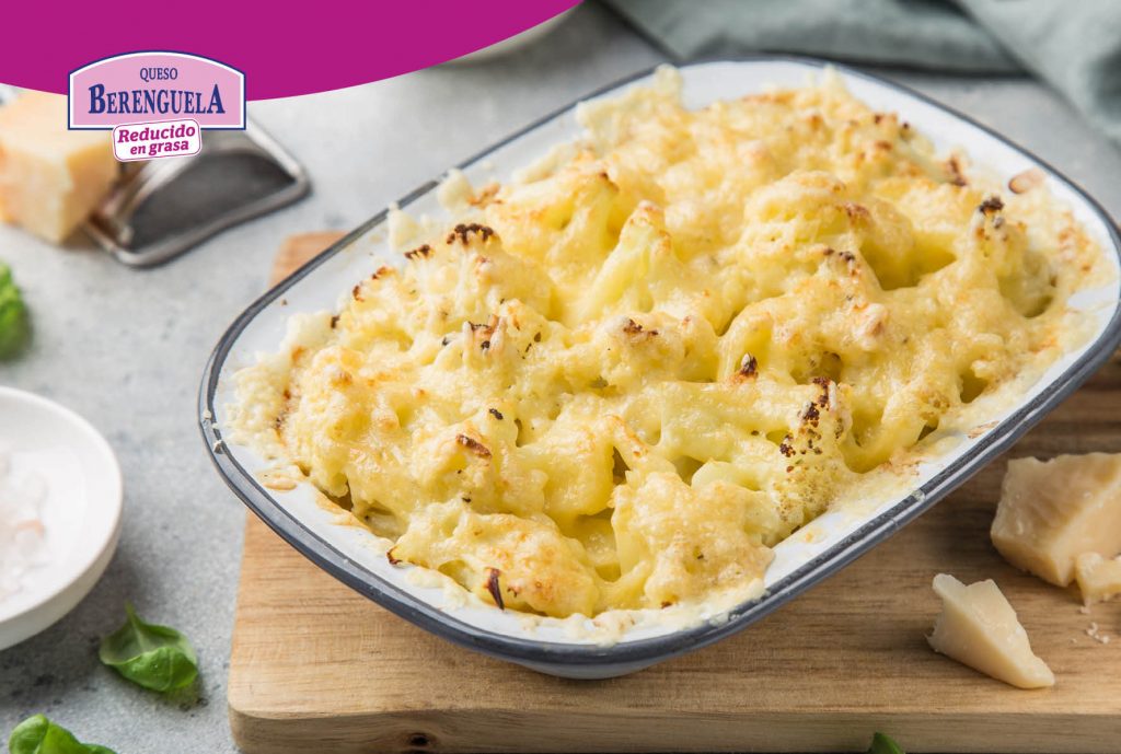 coliflor con queso