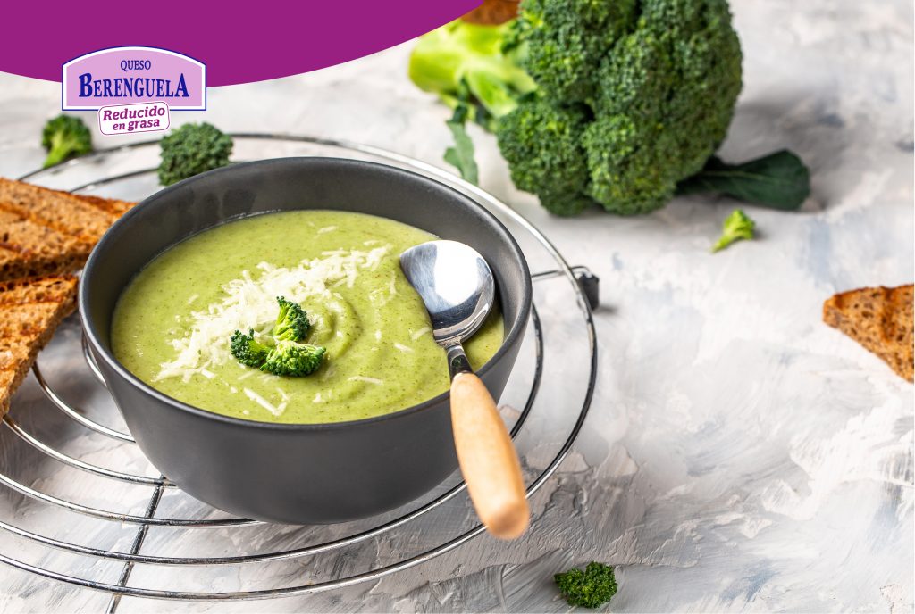 puré de verduras con queso berenguela